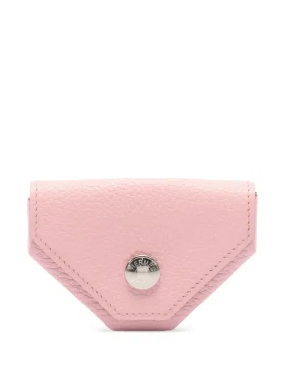 Pre-owned Hermes 2020 Chevre Le Vin Quatre Purse Coin Pouch