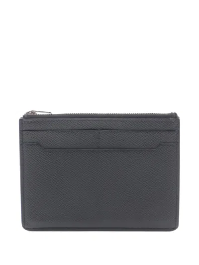 Pre-owned Hermes 2020 City Zip Coin Purse In Black