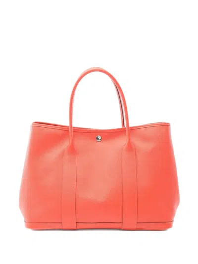 Pre-owned Hermes 2020 Garden Party Pm Shoulder Bag In Pink