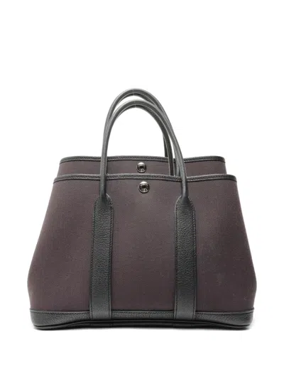 Pre-owned Hermes 2020 Garden Party Tpm Handbag In Gray