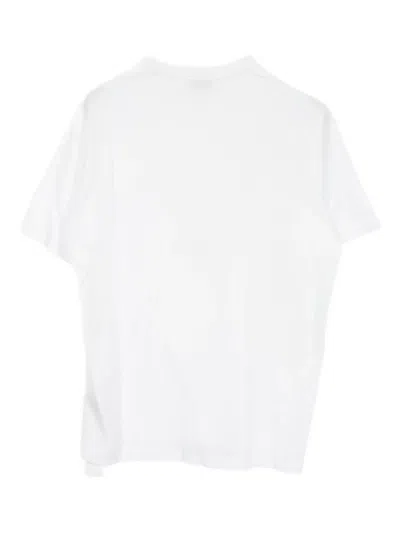 Pre-owned Hermes 2020 H-embroidered T-shirt In White