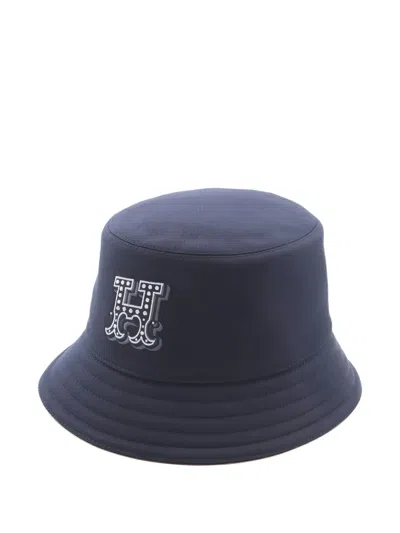 Pre-owned Hermes 2020 Harper H Bucket Hat In Blue