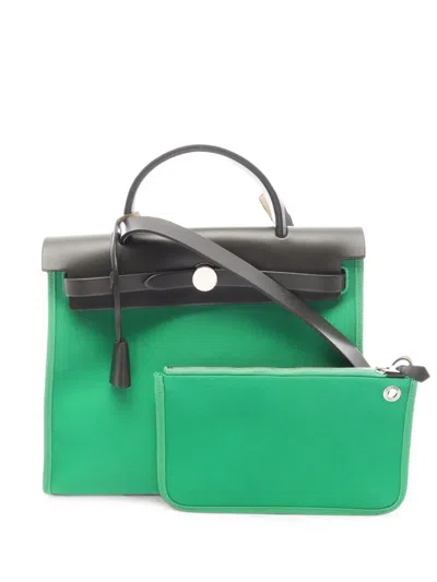 Hermes 2020 Herbag Zip Pm Handbag In Green