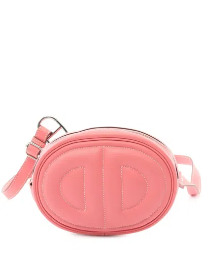 Pre-owned Hermes 2020 In The Loop Verso Leather Belt Bag In Pink