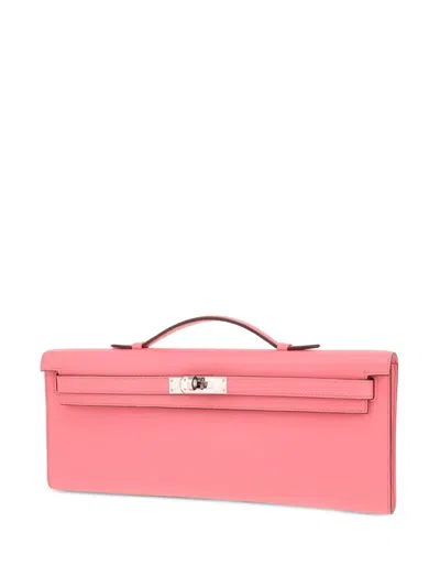 Pre-owned Hermes 2020 Kelly Cut Tote Bag In Pink