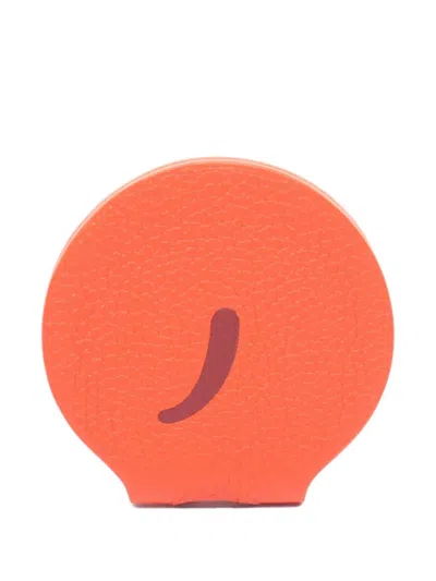 Pre-owned Hermes 2020 Petite Ash Mirror In Orange