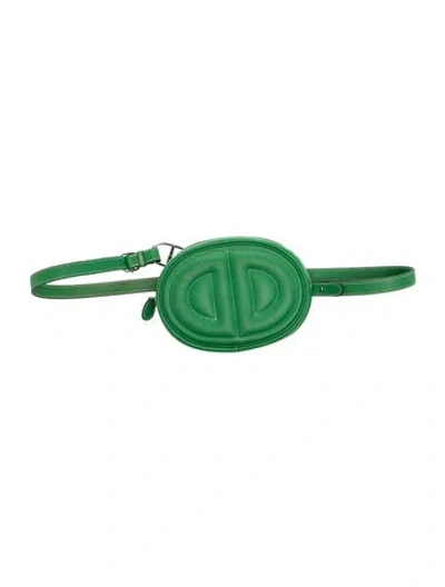 Pre-owned Hermes 2020 Swift Verso In The Loop Belt Bag In Green