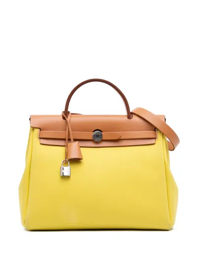 Pre-owned Hermes 2020 Toile Herbag Zip 31 Satchel