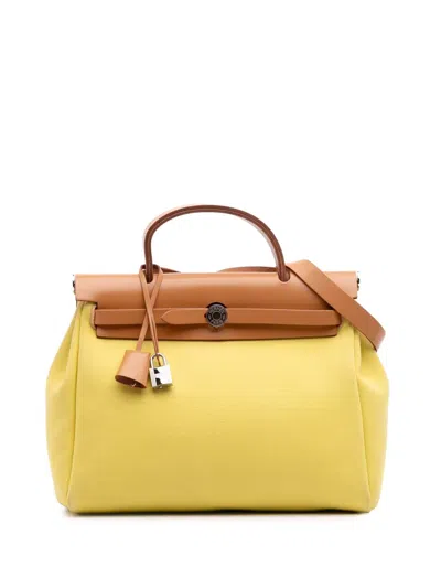 Pre-owned Hermes 2020 Toile Herbag Zip 31 Satchel