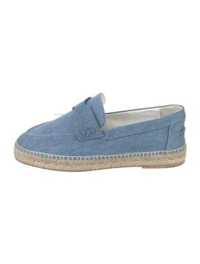 Pre-owned Hermes 2020 Trip Espadrilles In Blue