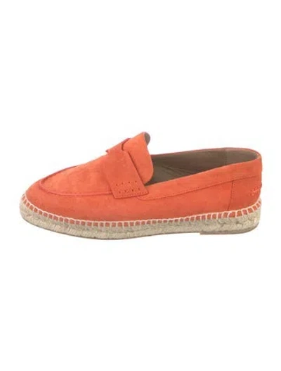 Pre-owned Hermes 2020 Trip Espadrilles In Orange