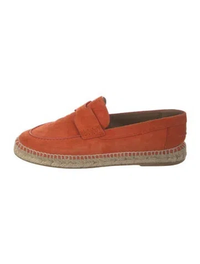 Pre-owned Hermes 2020 Trip Espadrilles In Orange