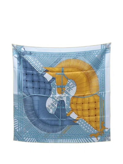 Pre-owned Hermes 2020s Carres 90 Silk Scarf