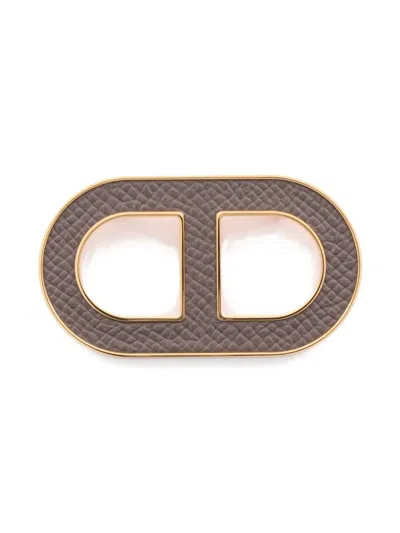 Pre-owned Hermes 2020s Chaîne D'ancre Brooch