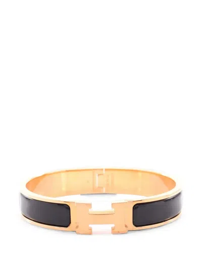 Pre-owned Hermes 2020s Clic H Bracelet In Gold