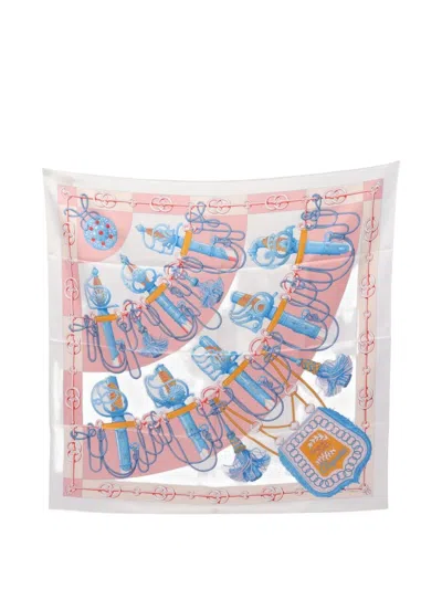 Pre-owned Hermes 2020s Cliquetis Silk Scarf