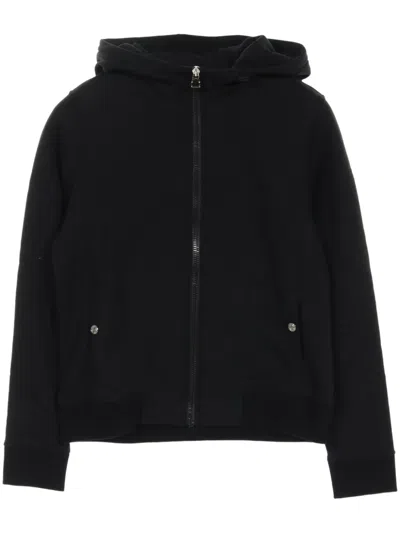 Pre-owned Hermes 2020s Cotton Zip-up Hoodie In Black