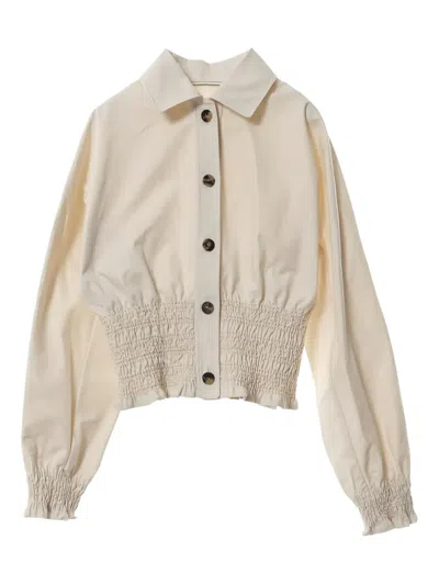 Pre-owned Hermes 2020s Crude Cell Jacket In Neutral