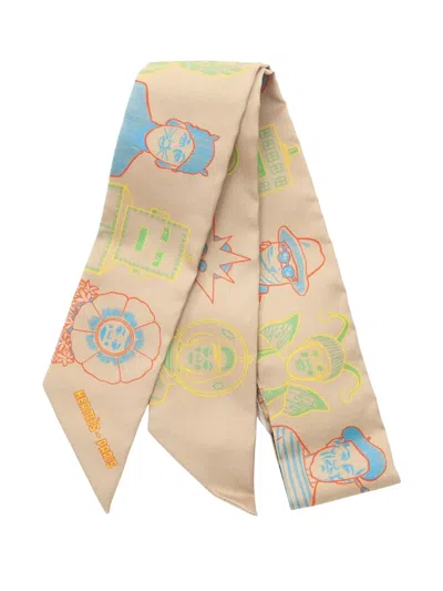 Pre-owned Hermes 2020s Dresse Code Silk Scarf