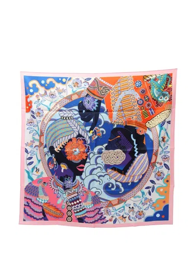 Pre-owned Hermes 2020s Duo Cosmique Scarf