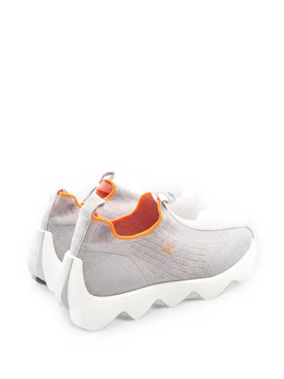 Pre-owned Hermes 2020s Eclair Sneakers In Gray