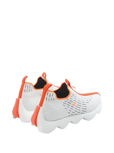 Pre-owned Hermes 2020s Eclair Sneakers In White