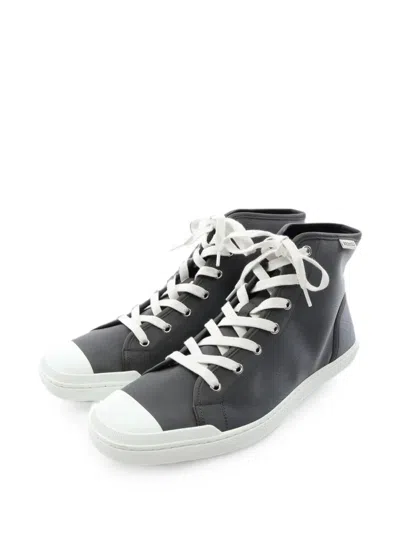 Pre-owned Hermes 2020s Express High-top Sneakers In Black