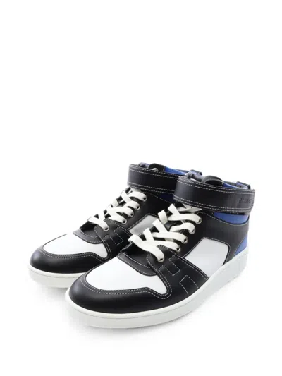 Pre-owned Hermes 2020s Freestyle High-top Sneakers In Black