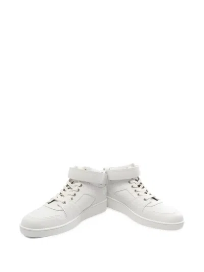 Pre-owned Hermes 2020s Freestyle Touch-strap Sneakers In White