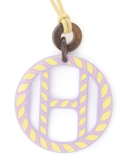 Pre-owned Hermes 2020s H Equip Necklace In Neutrals