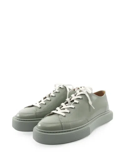 Pre-owned Hermes 2020s Haru Sneakers In Green