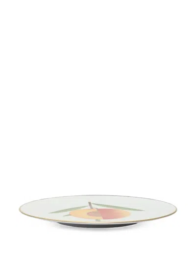 Pre-owned Hermes 2020s Kaorumi Nectarine Plate In White