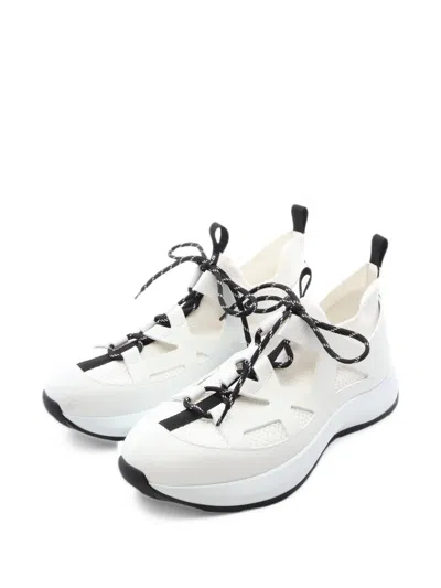 Pre-owned Hermes 2020s Katana Sneakers In White