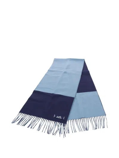 Pre-owned Hermes 2020s Kazak Scarf In Blue