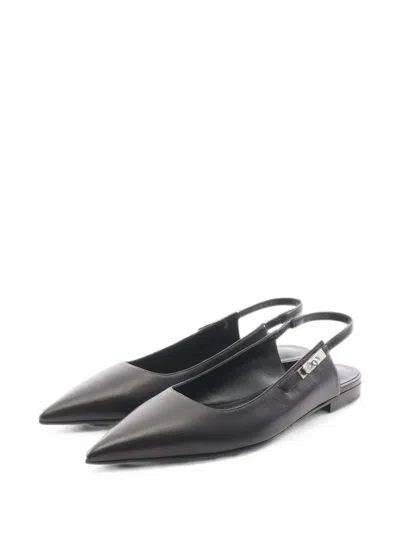 Pre-owned Hermes 2020s Kelly Buckle Slingback Shoes In Black
