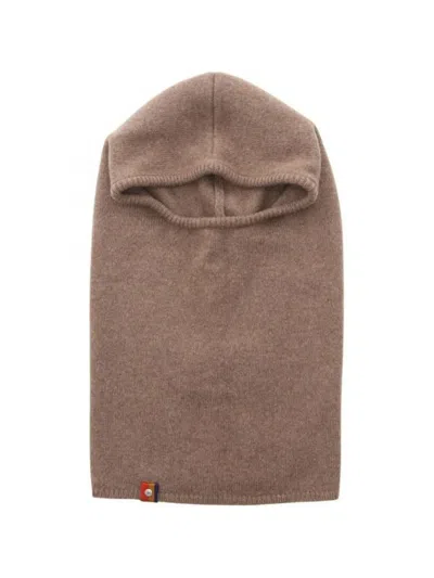 Pre-owned Hermes 2020s Knitted Balaclava In Brown