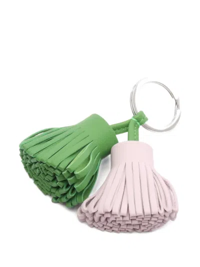 Pre-owned Hermes 2020s Lambskin Tassel Charm In Pink
