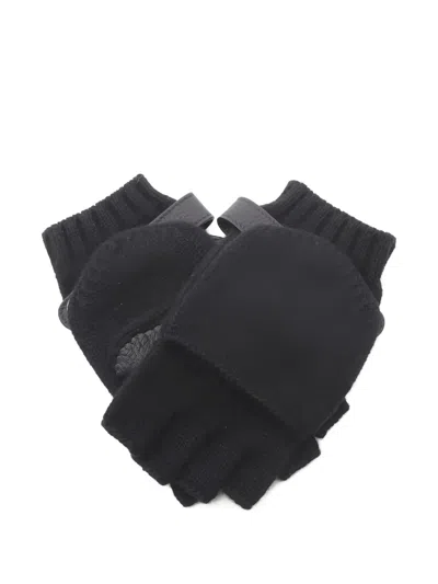 Pre-owned Hermes 2020s Lionel Mittens In Black
