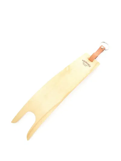 Pre-owned Hermes 2020s Logo-stamp Hardware In Neutrals