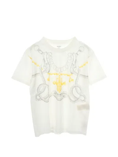 Pre-owned Hermes 2020s Parfroy Remix T-shirt In White
