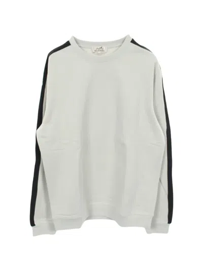 Pre-owned Hermes 2020s Run H Sweatshirt In Gray