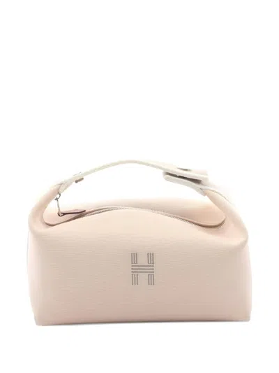 Pre-owned Hermes 2020s Small Bride-a-brac Tote Bag In Neutral
