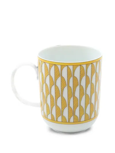 Pre-owned Hermes 2020s Soleil D'hermès Mug In White