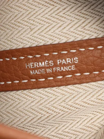 Pre-owned Hermes 2020s Tpm Garden Party Negonda Tote Bag In Brown