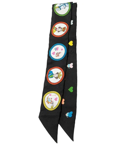 Pre-owned Hermes 2021-2024 Tea Time Silk Twilly Scarf Scarves In Multicolour