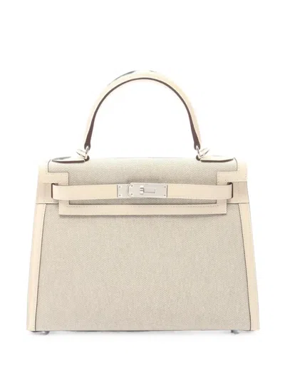 Hermes 2021 28 Kelly Tote Bag In Nude