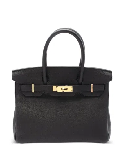 Pre-owned Hermes 2021 Birkin 30 Handbag In Black