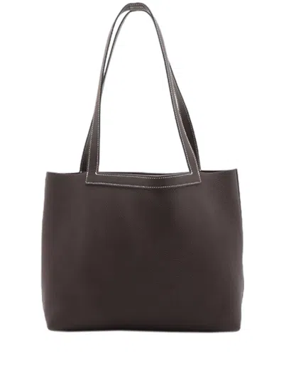 Pre-owned Hermes 2021 Clemence Cabasellier 31 Tote Bag In Red