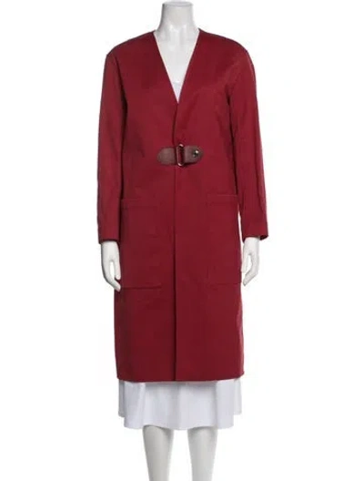 Pre-owned Hermes 2021 Coat In Red