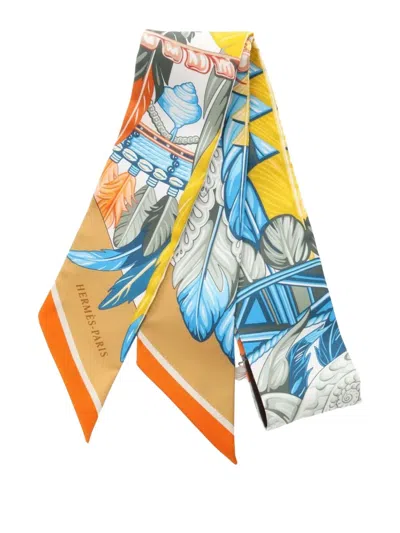Pre-owned Hermes 2021 Danse Pacific Silk Scarf